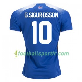 Tenue Islande G.Sigurdsson 10 Domicile Coupe du monde 2018 Maillot de Foot
